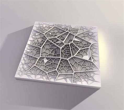 03_voronoi_perspective | Generative design, Parametric design ...