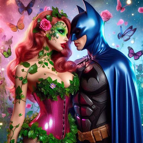 Poison Ivy loving Batman by setois3 on DeviantArt