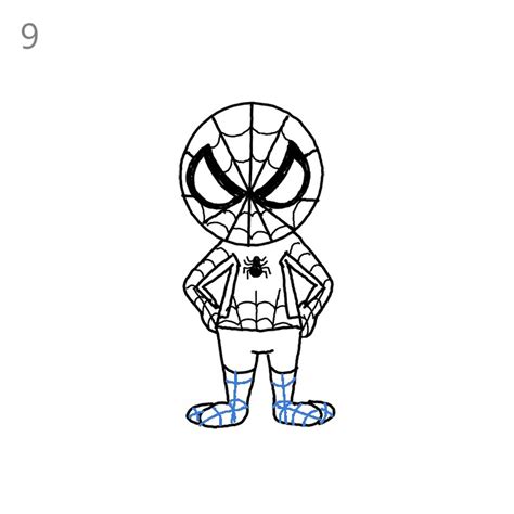 Baby Spiderman Drawing