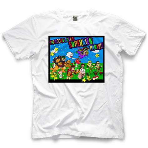 The Young Bucks - Professional Wrestlers - Superkick Party T-shirt