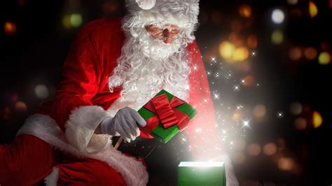 1920x1080 Christmas Santa Claus Opening Gifts Laptop Full HD 1080P ,HD ...