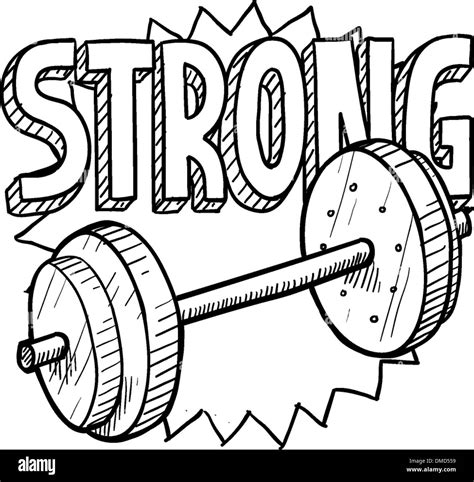 Weightlifting sketch Stock Vector Image & Art - Alamy