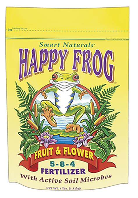 FOX FARM HAPPY FROG FRUIT & FLOWER FERT 5-8-4 4 lb.