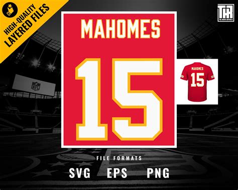 Kansas City Mahomes svg / Mahomes Jersey number svg / Chiefs | Etsy