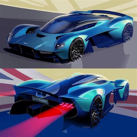 Car Design World on Instagram: “Aston Martin Valkyrie official sketches by Antonino Lore @lore ...