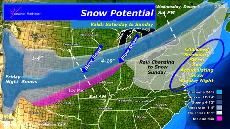 Weather Madness - Snow Map for the Weekend Storm! A lot Happening!