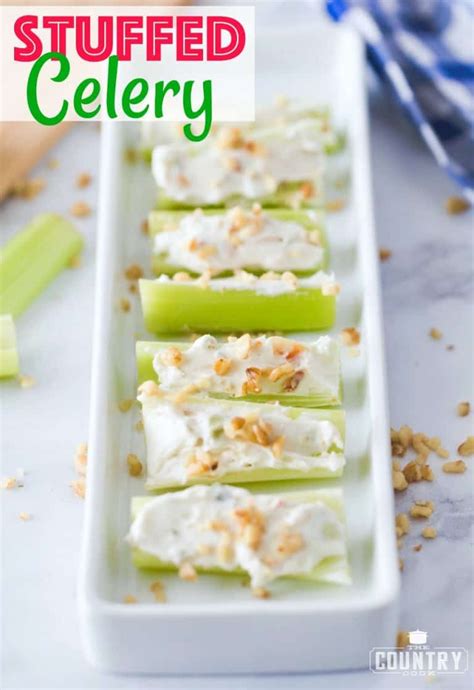 Cream Cheese Stuffed Celery | Recipe | Cooking, Healthy snacks, Celery recipes