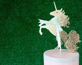 Unicorn cake topper | Etsy