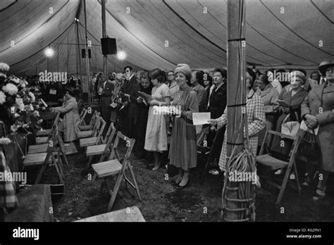 Tent Revival Service Stock Photo - Alamy