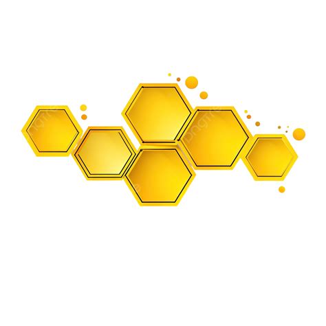 Yellow Hexagon Banner Template, Yellow, Circle, Banner PNG Transparent Image and Clipart for ...