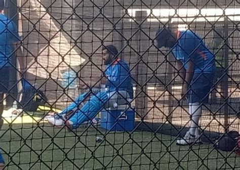 Injury scare for India as Rohit Sharma hit on forearm