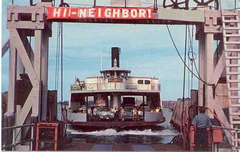 Jamestown Ferry arriving in Newport. 1950s. | Jamestown ferry, Jamestown, Rhode island history