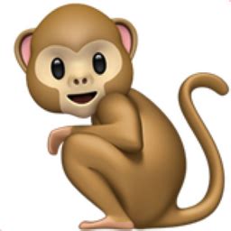 Monkey Emoji (U+1F412)