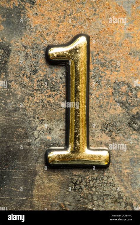 Number One Lettering Stock Photo - Alamy