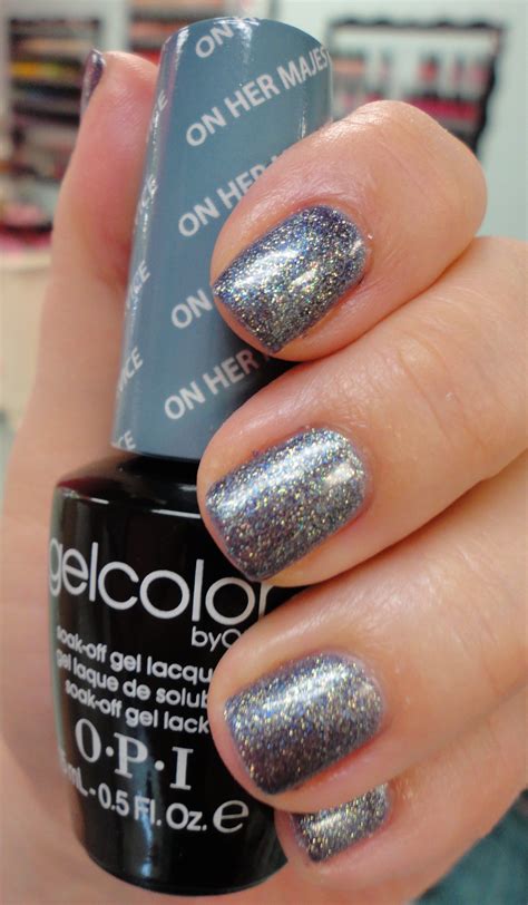 This beautiful silver glitter polish is one of OPI's new gel polishes. It's long lasting and ...