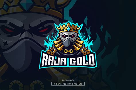 Raja Logo Mascot Graphic by Wudel Mbois · Creative Fabrica