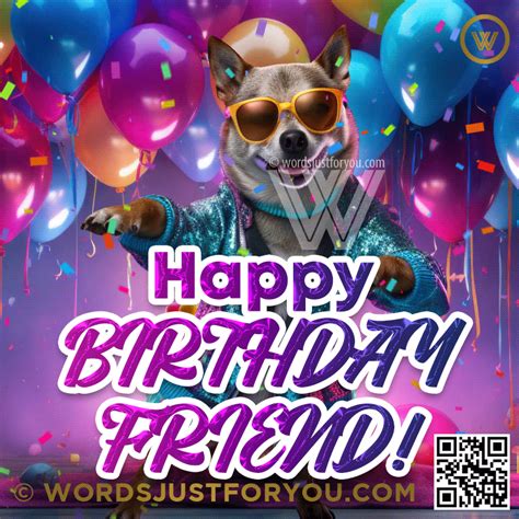 Happy Birthday Friend Wishes Gif » WordsJustforYou.com - Original ...