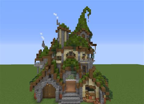 A small fantasy house I made this week :) : r/Minecraftbuilds