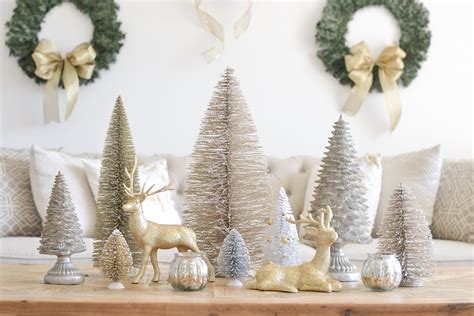 Christmas mini trees Christmas Vases, Christmas Candle Decorations ...