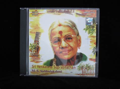 M. S. Subbulakshmi* - Sri Venkatesa Suprabhatam (2005, CD) | Discogs