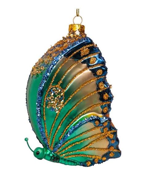 Glass Butterfly Ornament | Butterfly ornaments, Ornaments, Glass bauble