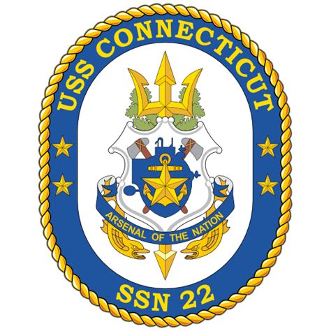 Navy Submarine Ssn 22 Uss Connecticut Magnet