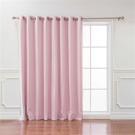 light pink curtains