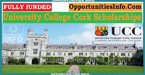 University College Cork Scholarships in Ireland 2023-24 [Fully Funded] | Free Study on Scholarship