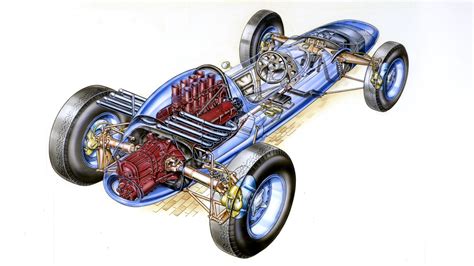 28 Rare Cutaway Illustrations Of Classic Cars | Gizmodo Australia