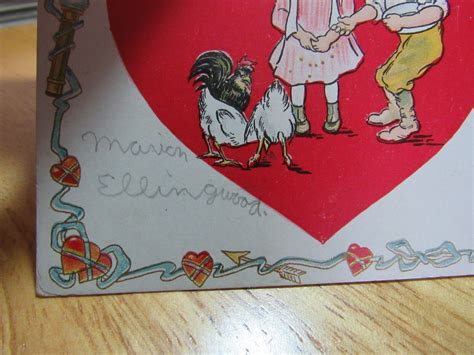 Vintage Ben Franklin 1 Cent Us Postage stamp 1907 Valentine Card Raphael Tuck | eBay
