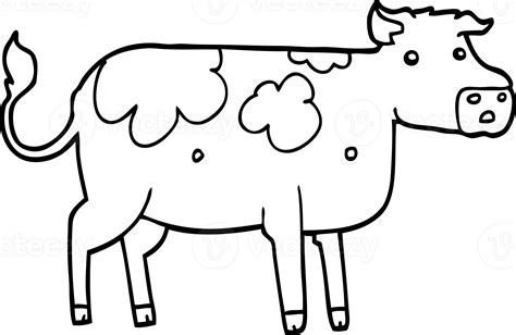 cartoon cow drawing 46876268 PNG