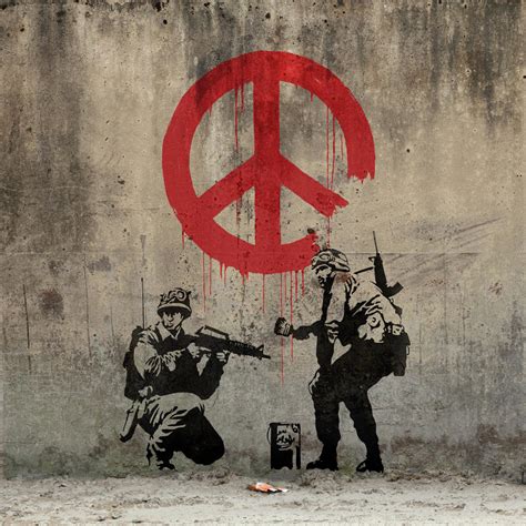 Banksy - Peace by Ng-Aniki on DeviantArt