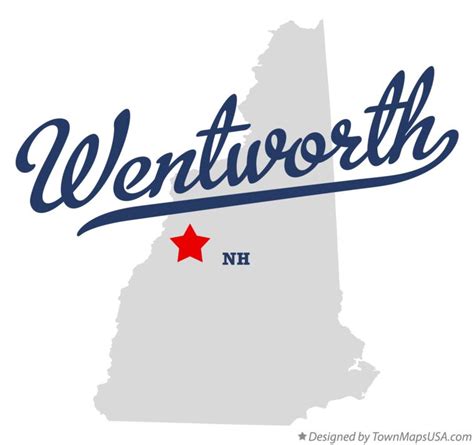 Map of Wentworth, NH, New Hampshire