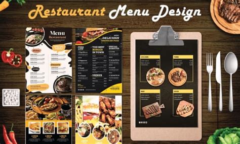 Design food menu, bar menu and restaurant menu design professionally by Hassan_studios2 | Fiverr