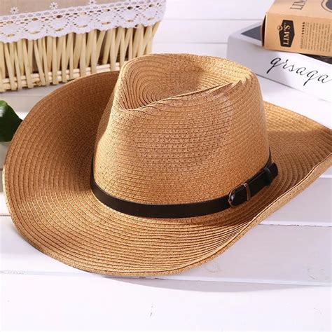 2019 Men Summer Hats/Sunscreen Male Summer Folding Cowboy Hat Sunbonnet ...