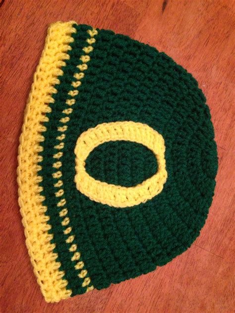 Oregon Ducks hat Crochet Blankets, Crochet Scarves, Crochet Hats, Slouch Hats, Knit Hats ...