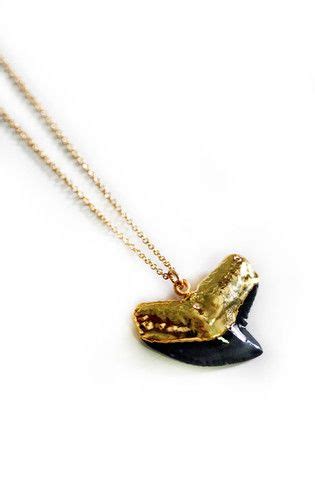 black SHARK tooth necklace - petite | Shark tooth necklace, Tooth necklace, Necklace