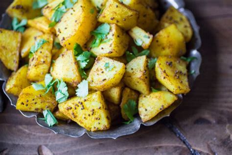 Easy Roasted Bombay Potatoes Recipe - The Wanderlust Kitchen