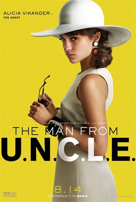 Alicia Vikander in ‘The Man from U.N.C.L.E.’ Movie Posters