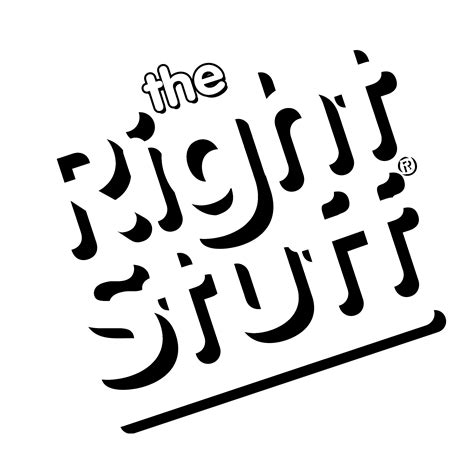 The Right Stuff Logo PNG Transparent & SVG Vector - Freebie Supply