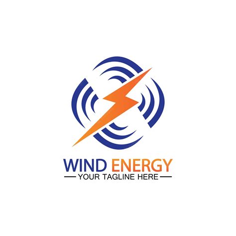 Premium Vector | Wind energy logo renewable energy icon with wind ...