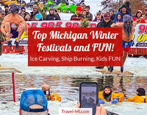 Top 30 Michigan WINTER FESTIVALS 2024, Events, Family FUN Things To Do