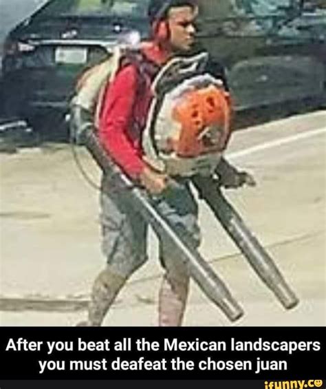 After you beat all the Mexican landscapers you must deafeat the chosen ...