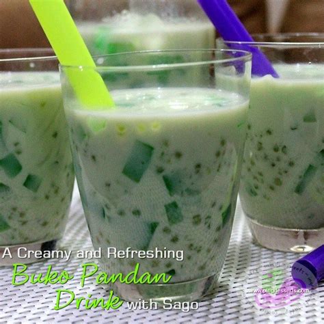 buko pandan sago drink fb-page | Sago recipes, Filipino food dessert ...