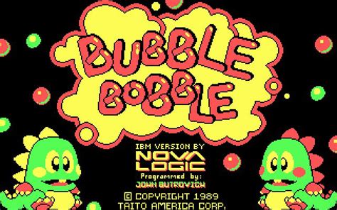 Bubble Bobble Download (1988 Arcade action Game)