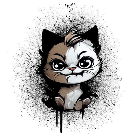 Funny Cat Png Clipart Watercolor Digital Download Image for T-shirts Design - Etsy