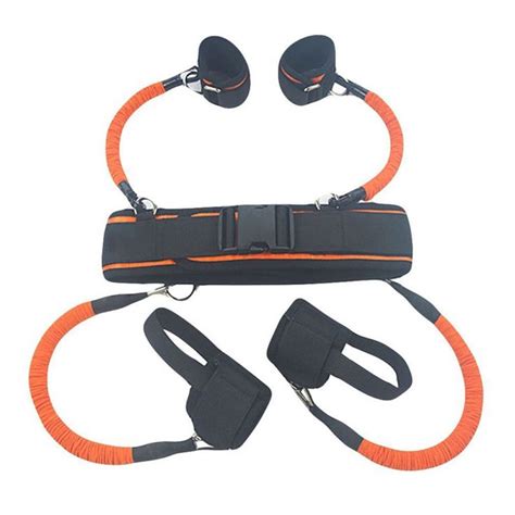 Waist Mounted Arms and Legs Resistance Bands Kit Price: 62.84 & FREE ...