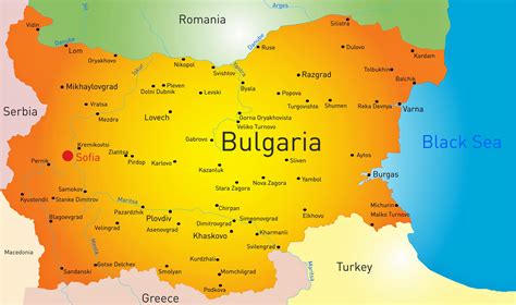 Mapa De Bulgaria