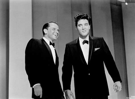 Elvis Presely and Frank Sinatra