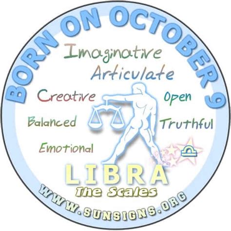 October 9 Zodiac Birthday Horoscope Personality | Sun Signs